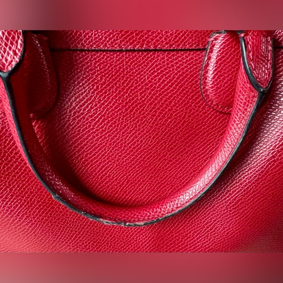 Coach x Peanuts Rare Limited Edition Mini Bennett Satchel/ Crossbody in Red - Picture 9 of 12